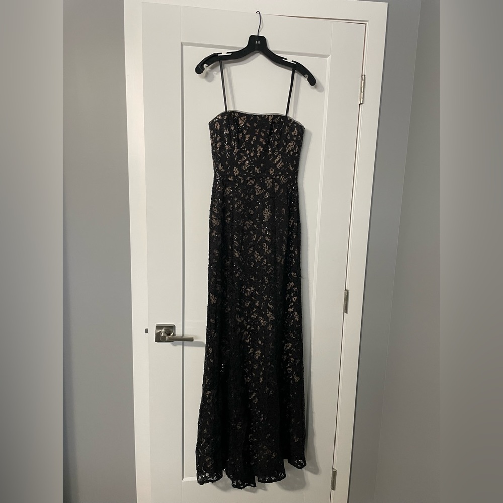 BCBG Strapless Formal Dress Black